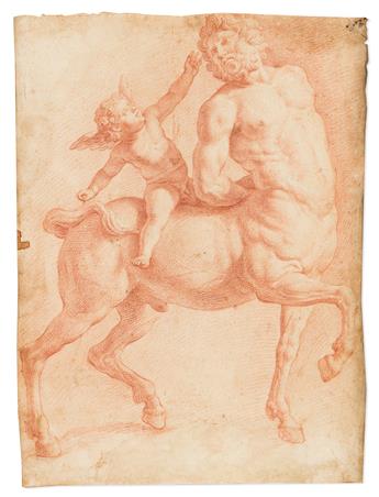 ITALIAN SCHOOL, 18TH CENTURY A Centaur Teased by Eros.